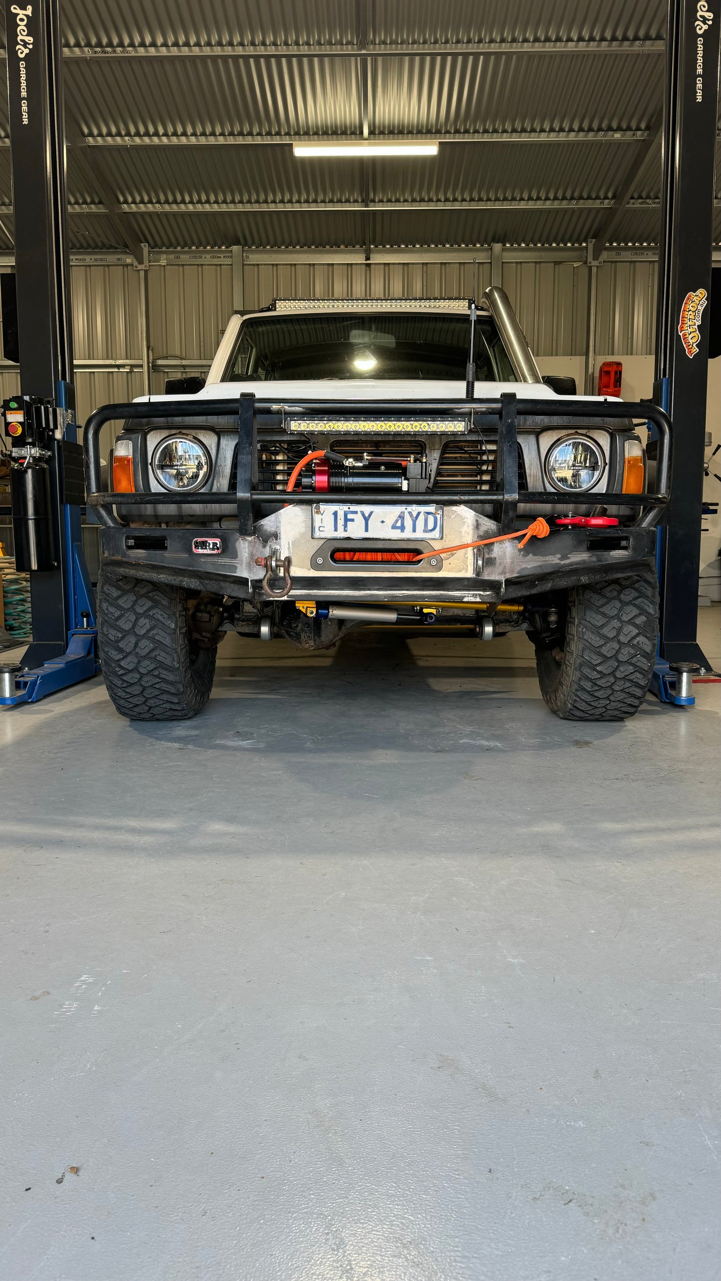 GQ Patrol ARB Winch Bar Conversion