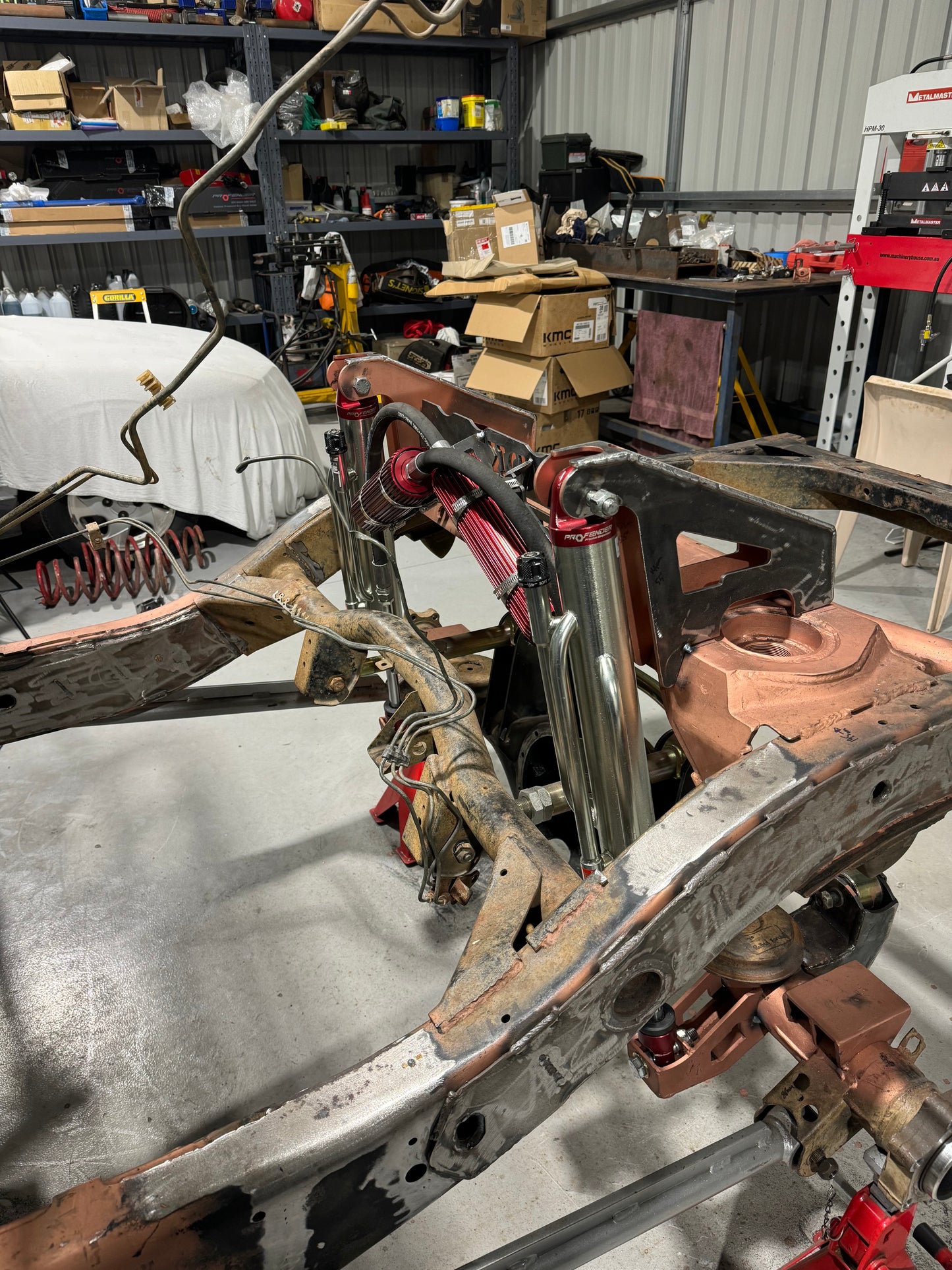 Nissan Patrol Rear Triple bypass shock Mount Kit