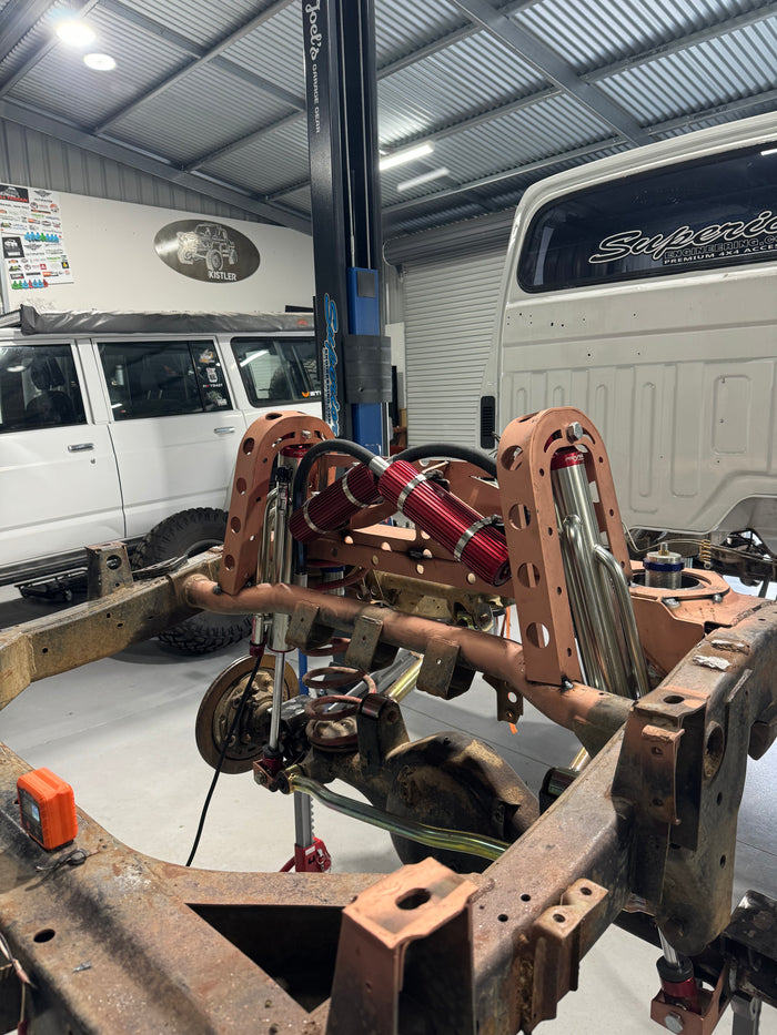 Nissan Patrol Rear Triple bypass shock Mount Kit